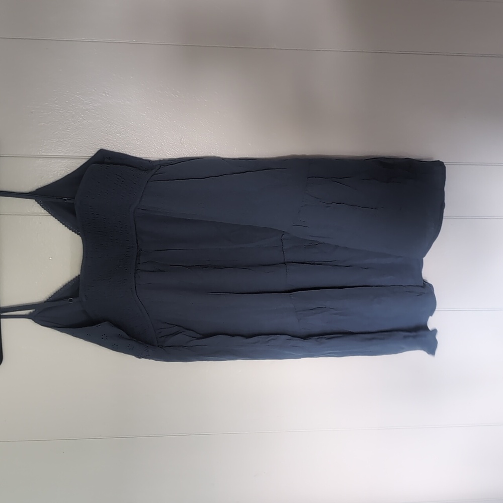 Blue Spaghetti Strap Dress - Picture 3 of 3